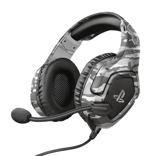 Trust Forze 488 Kabel Kopfbügel Stereo Gaming Headset - Grau - Binaural - Ohrumschließend - 20 Hz bis 20 kHz Frequenzgang 