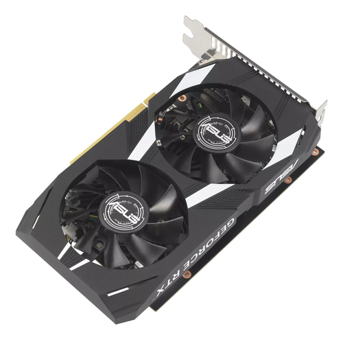ASUS Dual -RTX3050-O6G. Processeur graphique famille: NVIDIA, Processeur graphique: GeForce RTX 3050. Mémoire carte graphi