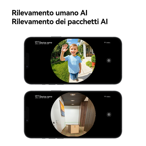 KIT CAMPANELLO 3S WI-FI A BATTE 2+K(4MP) CON WIRELESS CHIME