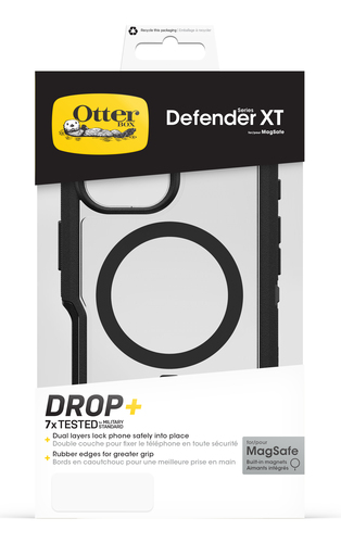 OtterBox Defender XT Clear. Case type: Cover, Markenkompatibilität: Apple, Kompatibilität: iPhone 16, Maximale Bildschirmg