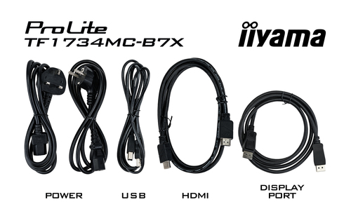 iiyama TF1734MC-B7X. Bildschirmdiagonale: 43,2 cm (17""), Display-Auflösung: 1280 x 1024 Pixel, HD-Typ: SXGA, Bildschirmte