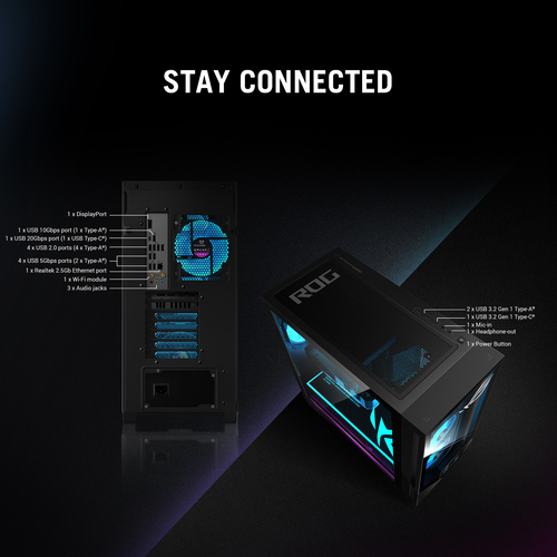 ASUS ROG G700 GM700TZ-R9800X179W. Processor frequency: 4.7 GHz, Processor family: AMD Ryzen™ 7, Processor model: 9800X3D. 