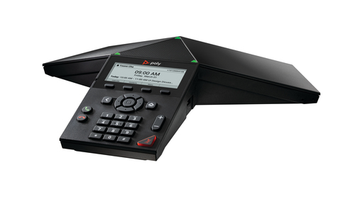 HP Poly Trio 8300 IP Conference Phone and PoE-enabled No Radio. Product type: IP conference phone, Product colour: Black, 