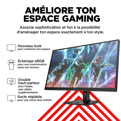 OMEN 27s 27 Zoll Klasse Full HD Gaming-LCD-Monitor - 16:9 Format - 68,6 cm (27 Zoll) Viewable - IPS-Technologie (In-Plane-