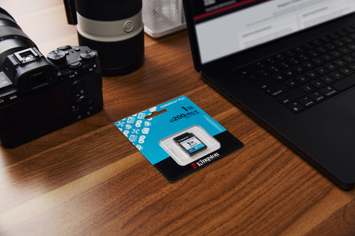 Kingston Canvas Go! Plus 1 TB SDXC - 1 - 200 MB/s Leitura - 160 MB/s Gravar