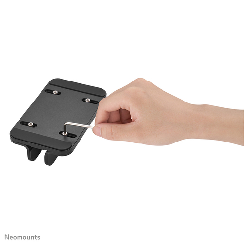 Support pour Notebook (petit ordinateur) Neomounts - Vertical - 42 mm x 150 mm x 92 mm x - Aluminium - Noir - 5 kg Capacit