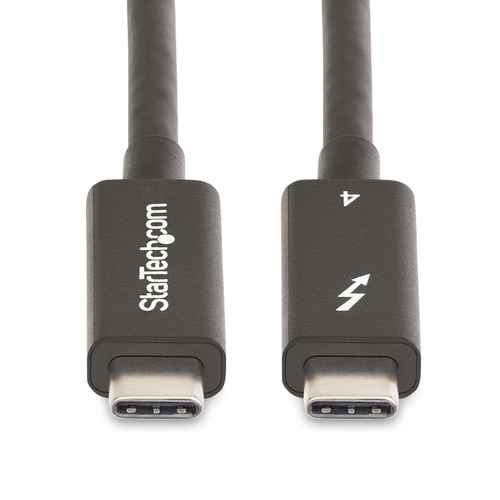 StarTech.com 2 m Aktives Thunderbolt 4 Kabel, 40 Gbit/s, 100W PD, 8K Display Kabel, kompatibel mit USB4, Thunderbolt 3, US