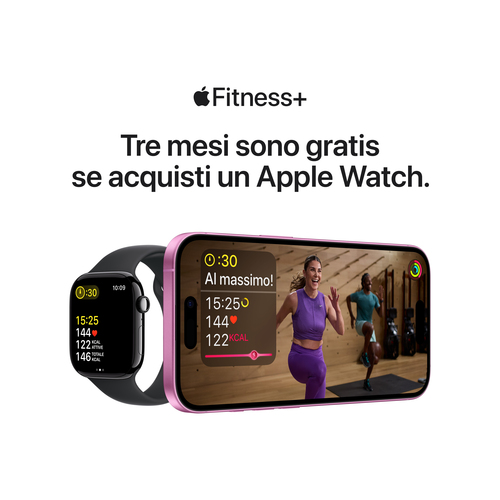 Apple Watch Series 10 Serie 10 GPS 46mm Cassa in Alluminio Color Argento con Denim Sport Band - M/L. Tecnologia display: O