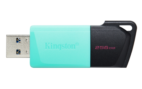 Kingston DataTraveler Exodia M DTXM 256 GB USB 3.2 (Gen. 1) Typ A Flash-Laufwerk - Schwarz, Teal - 1 Pack
