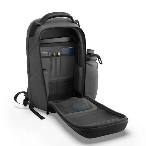 Lenovo Click-Go Tasche (Rucksack) für 40,6 cm (16 Zoll) Notebook - Schwarz, Dunkelgrau - Polyester Körper - Polyester, Sto