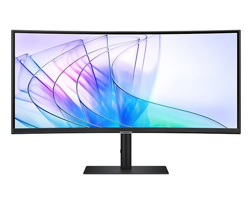 Samsung ViewFinity S6 S34C652VAU 34"" Class Webcam UW-QHD Curved Screen LED Monitor - 21:9 - Black - 86.4 cm (34"") Viewab