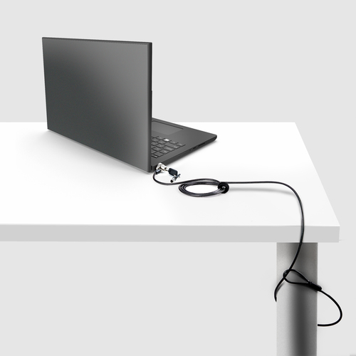 StarTech.com NBLWK-LAPTOP-LOCK. Produktfarbe: Schwarz, Silber, Best uses: Laptop, Schloss Art: 2 Schlüssel. Kabellänge: 2 