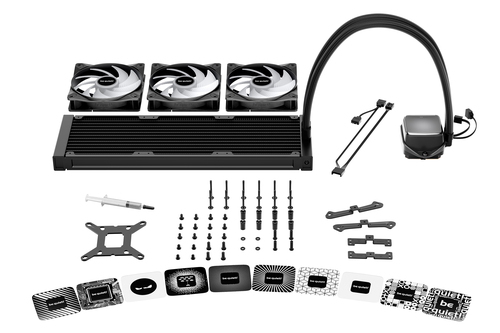 be quiet! Pure Loop 3 LX Lüfter/Heizung/Wasserblock/Pumpe - PC, Computer - 120 mm Maximum Fan Diameter - 3 x Fan(s) - 2100