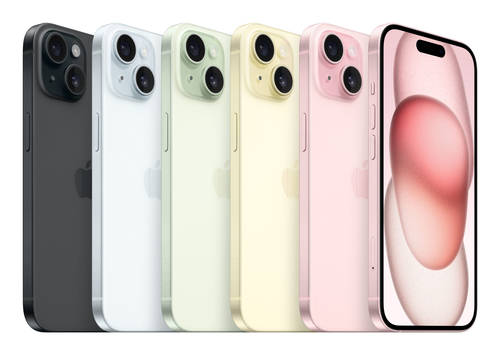 Apple iPhone 15 . Display diagonal: 15.5 cm (6.1"), Display resolution: 2556 x 1179 pixels. Processor family: Apple, Proce