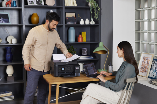 Epson ET-4800 Wireless EcoTank Inkjet Multifunction Printer - Colour - Copier/Fax/Printer/Scanner - 5760 x 1440 dpi Print 