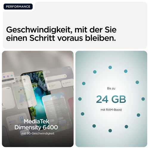 Motorola Mobility moto g77 256 GB Smartphone - 17,2 cm (6,8 Zoll) 1.5K 1272 x 2772 - Octa-Core (Cortex A76Dual-Core 2,50 G