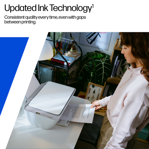 HP Deskjet 2922 Wireless Inkjet Multifunction Printer - Colour - White - Copier/Printer/Scanner - 4800 x 1200 dpi Print - 