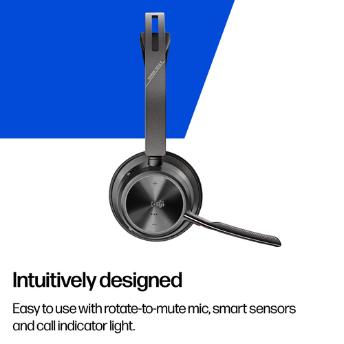 HP Poly Voyager Focus 2 Microsoft Teams Certified USB-C-C Headset +USB-C/A Adapter +Charging Stand. Product type: Headset.