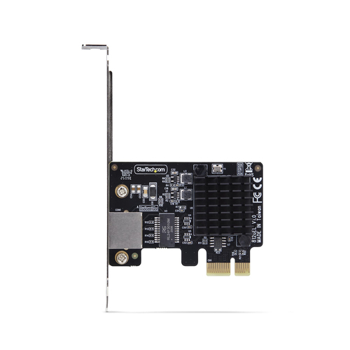 StarTech.com 5Gigabit Ethernet Card for Server, Desktop - 5GBase-T, 2.5GBase-T, 10/100/1000Base-T - Plug-in Card - Black -