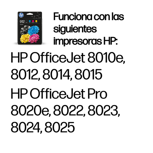 HP 912 CMYK ORIGINAL INK