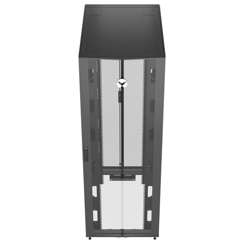 VERTIV VR 48U Apoio em chão Gabinete fechado Gabinete de rack para Servidor, Interruptor LAN, Painel de ligação, Interrupt