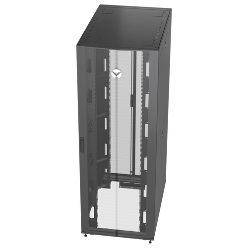 VERTIV VR 48U Apoio em chão Gabinete fechado Gabinete de rack para Servidor, Interruptor LAN, Painel de ligação, Interrupt