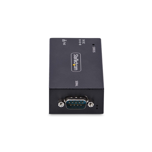 StarTech.com 1-Port Serial to Ethernet Adapter, 802.3af PoE Powered Serial Device Server, Wall/DIN Rail Mount, LAN To DB9 