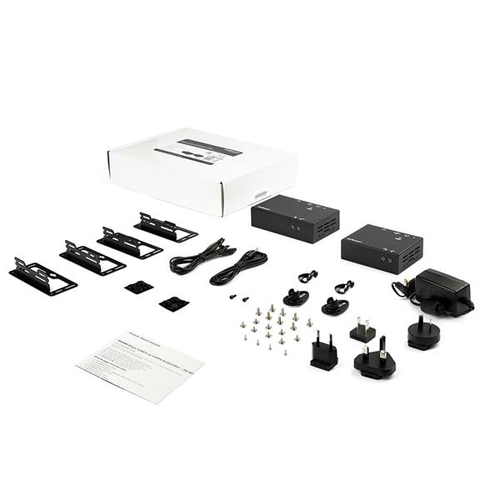 StarTech.com HDMI Over CAT6 Extender - Power Over Cable - 4K 60Hz Up to 70m / 230 ft - 1080p 60Hz up to 100m / 328 ft - Ex