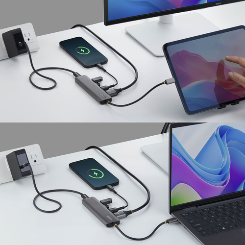 StarTech USB-C to HDMI Multiport Adapter with 140W PD Charging, 4K 60Hz HDMI, 2-Port USB 10Gbps Hub, 1x USB 2.0 Port, Type