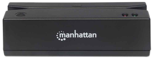 Manhattan Magnetic Stripe Reader - Triple Track - Track 3 - Keyboard Wedge - USB - Black