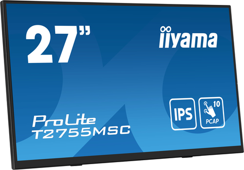 iiyama ProLite T2755MSC-B1 27 Zoll Klasse LED-Touchscreen-Monitor - 16:9 Format - 5 ms Reaktionszeit - 68,6 cm (27 Zoll) V