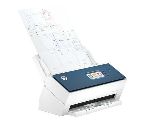 HP ScanJet Enterprise Flow N9000 sn1. Maximale Scan-Abmessung: 297 x 5842 mm, Optische Scan-Auflösung: 600 x 600 DPI, Eing