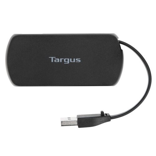 Targus ACH114EU USB-Hub - USB - Extern - Schwarz - 4 Total USB Port(s) - 4 USB 2.0 Port(s) - PC, Mac