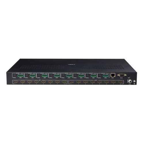 Lindy 38434. Product type: Scaling matrix switcher, Data transfer rate: 18 Gbit/s, Maximum resolution (HDMI): 3840 x 2160 
