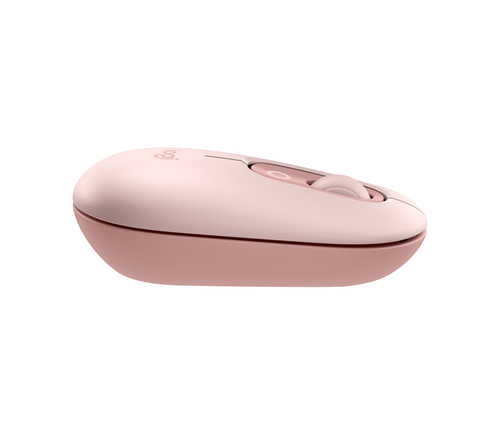Logitech POP Mouse Rato - Bluetooth - Ótico - 4 Taste(n) - Rosa - Sem fios - 10 m - 4000 dpi - Roda de deslocação - 1 x AA