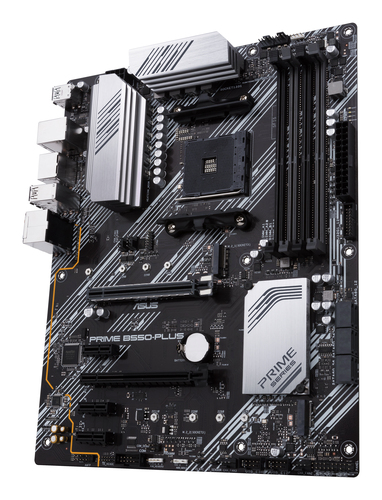 Carte Mère Asus Prime B550-PLUS - AMD B550 Chipset - Socket AM4 - ATX - 128 Go DDR4 SDRAM RAM maximale - DIMM, UDIMM - 4 x