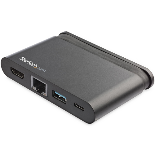 StarTech.com USB C Multiport Adapter - USB-C Travel Dock to 4K HDMI, 100W PD 3.0 Pass-Through, USB-A USB-C, GbE - Portable