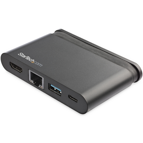 StarTech.com USB C Multiport Adapter - USB-C Travel Dock to 4K HDMI, 100W PD 3.0 Pass-Through, USB-A USB-C, GbE - Portable