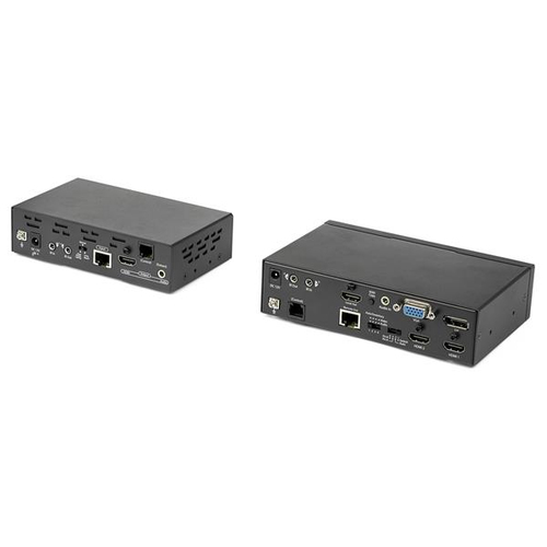StarTech.com Multi-Input HDBaseT Extender Kit with Built-In Switch and Video Scaler - DisplayPort HDMI and VGA Over CAT6 o