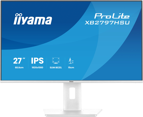 27IN WHITE IPS-PANEL 4-SIDE SLIM BEZEL1920X1080 120HZ EYECOM