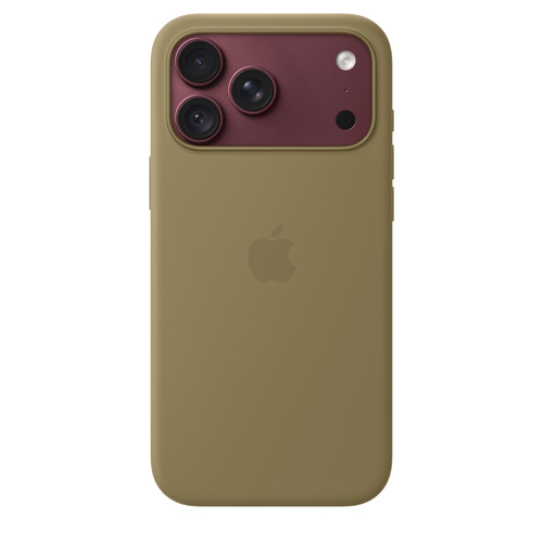 Apple iPhone 18 Pro Max Silicone Case with MagSafe - Olive. Case type: Cover, Brand compatibility: Apple, Compatibility: i