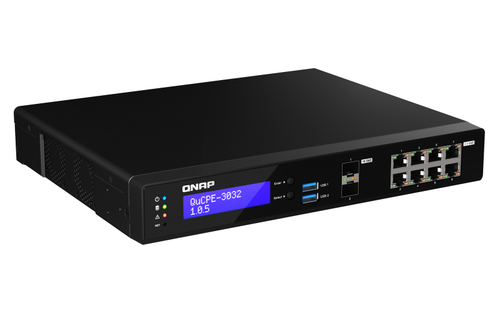 QNAP QuCPE-3032. Fabricante do processador: Intel, Família de processador: Intel Atom®, Modelo de processador: C3558R. Tip