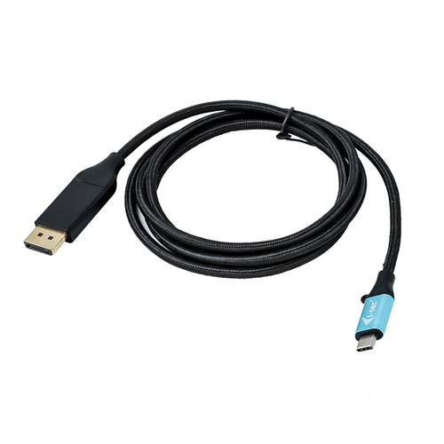 i-tec 1,50 m DisplayPort/Thunderbolt 3 AV-Kabel für Audio-/Video-Gerät, Notebook, Tablet, Smartphone, PC, MacBook, Monitor