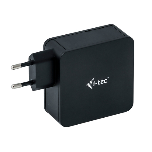 i-tec USB-C CHARGER 60W + USB-A Port 12W. Type de chargeur: Intérieure, Type de source d'alimentation: Secteur, Compatibil