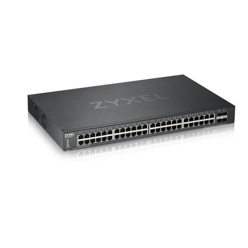 ZYXEL XGS1930 XGS1930-52 48 Ports Manageable Ethernet Switch - 2 Layer Supported - Modular - Twisted Pair, Optical Fiber -