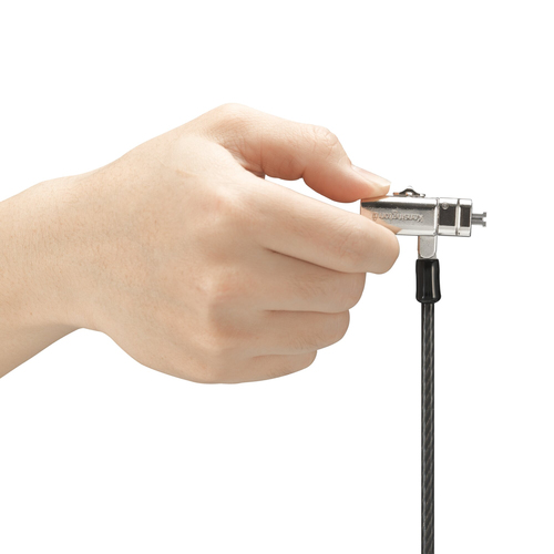Kensington Universal Cable Lock For Notebook - TAA Compliant - 1.83 m Cable - Keyed Lock - Silver - Carbon Steel - For Not