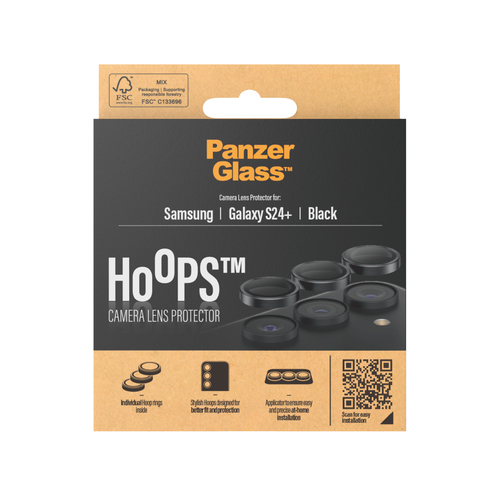 PanzerGlass Hoops Camera Lens Protector - Black