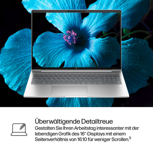 HP ProBook 4 G1i 40,6 cm (16 Zoll) Notebook - WUXGA - Intel Core Ultra 7 255U - 32 GB - 1 TB SSD - Silber - Intel Chip - 1