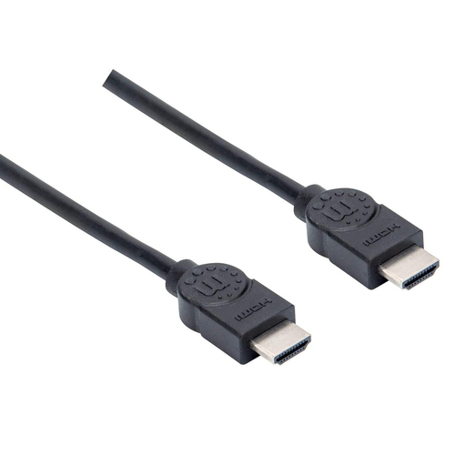 Manhattan HDMI 4K@30Hz Cable, 1.5m, Suitable for ALL 1080p/HD and Majority of 4K Uses (Check Your System 4K Specification 