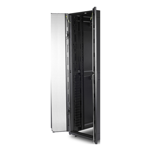 APC AR7721 Cable Organizer - Black - 2 Each Pack - TAA Compliant - Cable Manager - 42U Rack Height